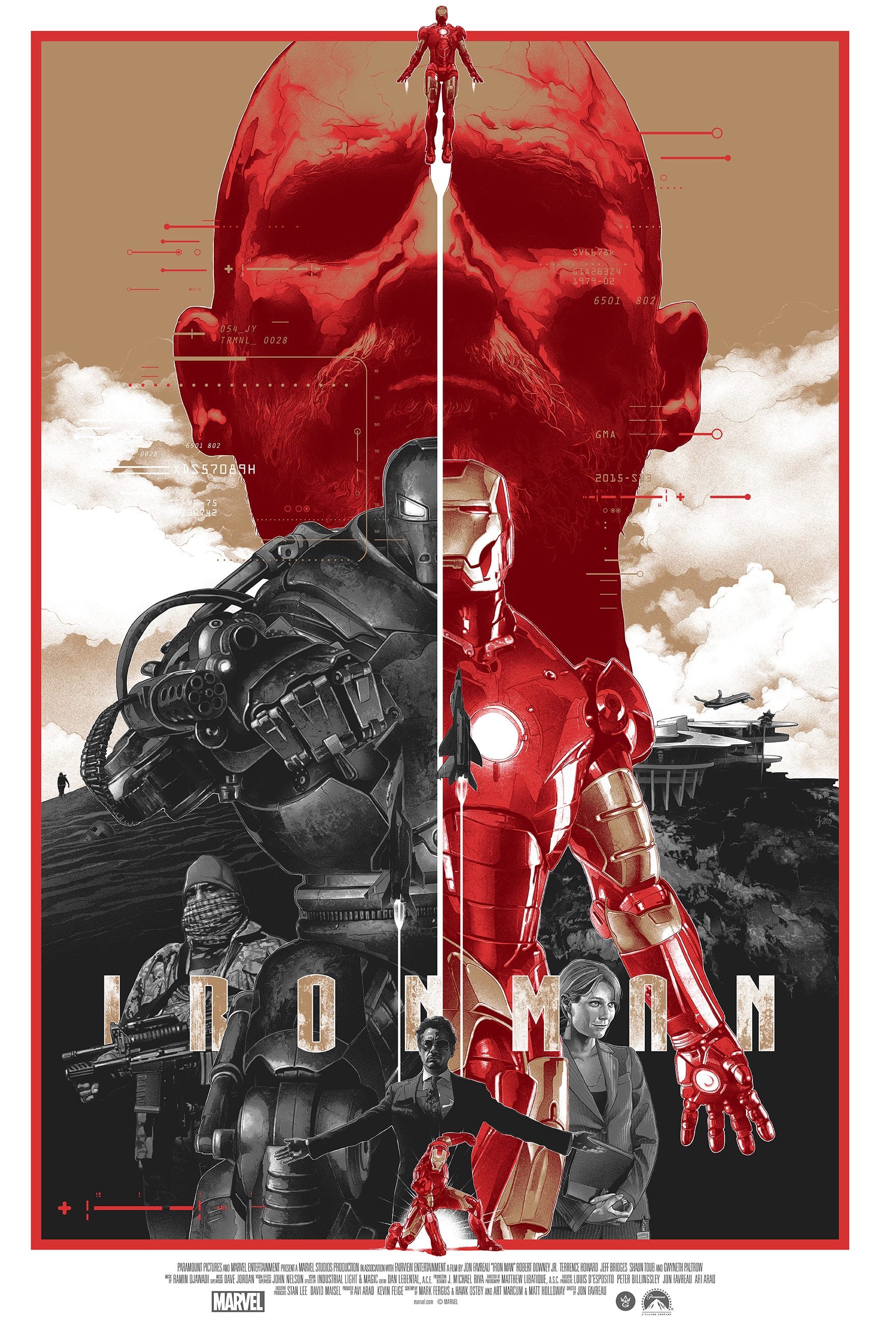 Iron Man Variant Poster by Gabz