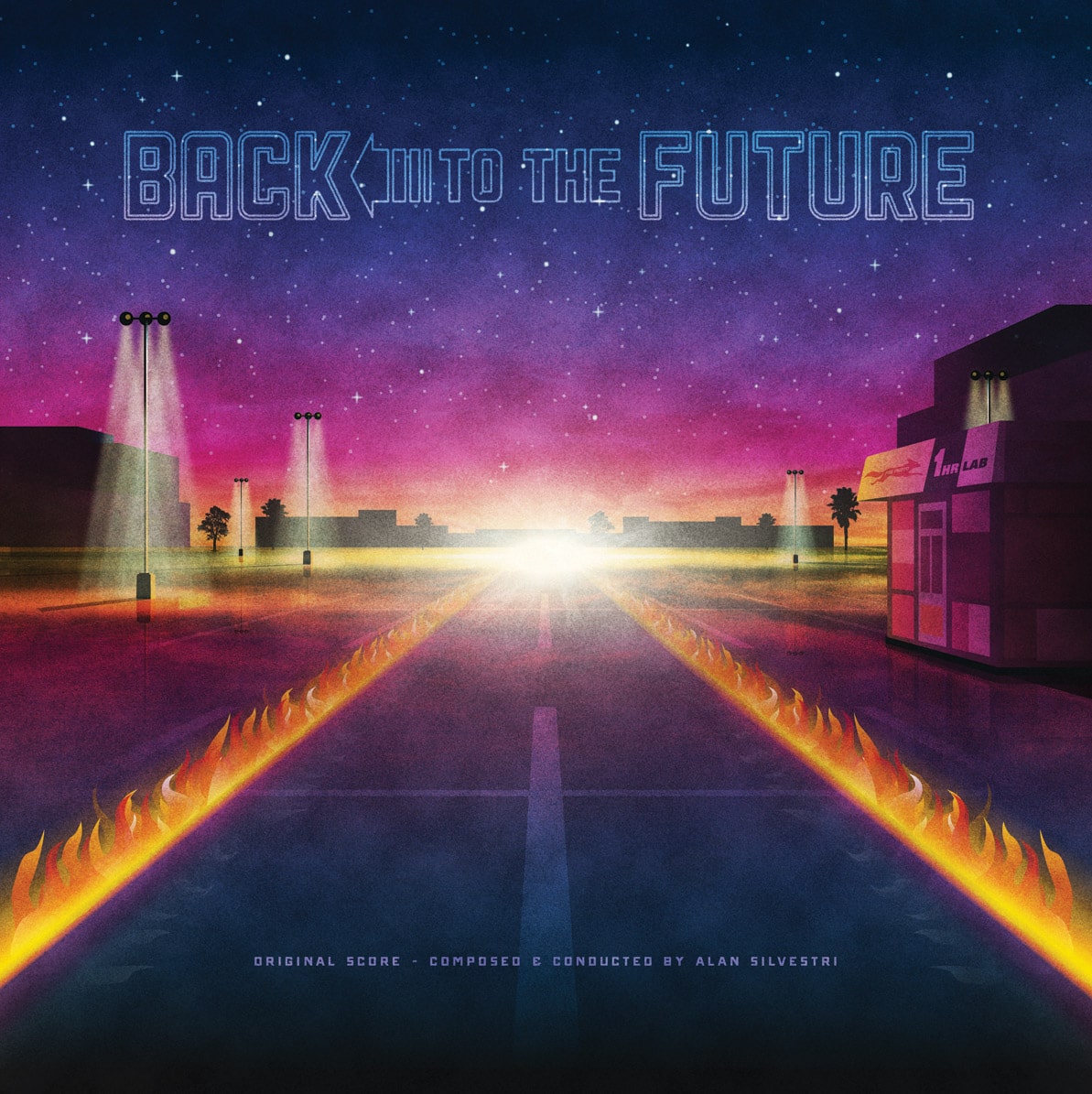 Back to the Future 1 Soundtrack Record Cover by DKNG