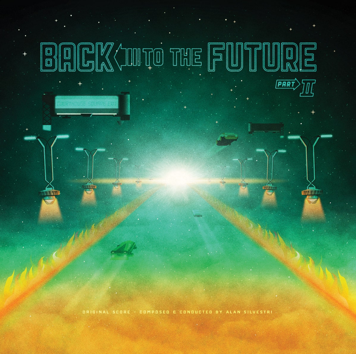 Back to the Future 2 Soundtrack Record Cover by DKNG