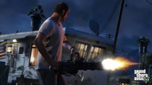 Grand Theft Auto 5 Machine Gun Screenshot
