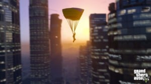 Grand Theft Auto 5 Parachute Screenshot