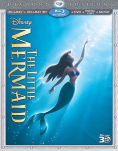 The Little Mermaid 3D Blu-ray Cover