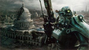Fallout Capitol Metal Print Full