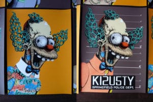 Krusty the Clown Print Variants Set 3