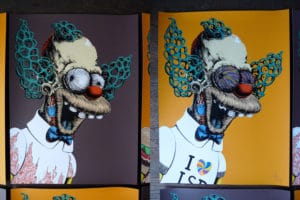 Krusty the Clown Print Variants Set 4