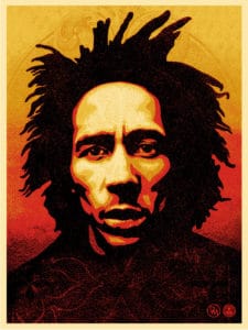 Bob Marley Print by Obey and Dennis Morris
