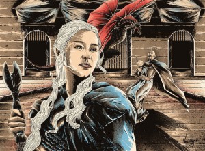 Dracarys Game of Thrones Print by JP Valderrama