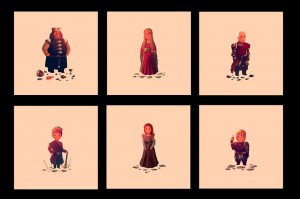 Game of Thrones Prints by Olly Moss Set 4