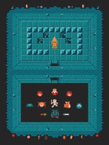 The Legend of Zelda: Level One Print