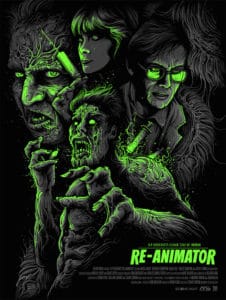 Re-Animator Movie Variant Print by Dan Mumford