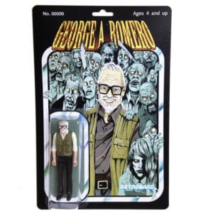 George A. Romero Action Figure Package Front