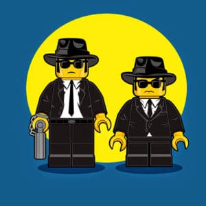 Blues Brothers LEGO Minifigure
