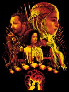 Game of Thrones Daenerys Mashup Print