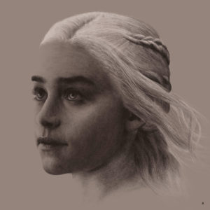 Game of Thrones Daenerys Print by HCG