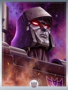 Megatron Transformers Print by Jason Edmiston