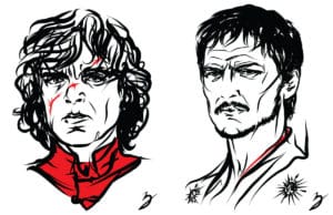 Tyrion Lannister and Prince Oberyn Prints