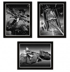 Star Wars X-Wing and Tie Fighter Prints