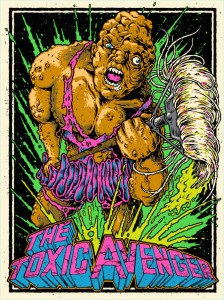 Toxic Avenger Movie Poster Print by Horsebites