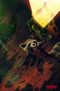 Guardians of the Galaxy Rocket Raccoon Variant Print