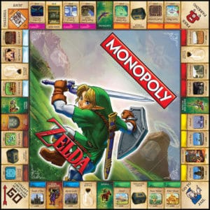 Zelda Monopoly Game Board