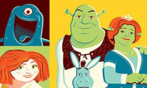 20 Years of DreamWorks Animation Print by Dave Perillo