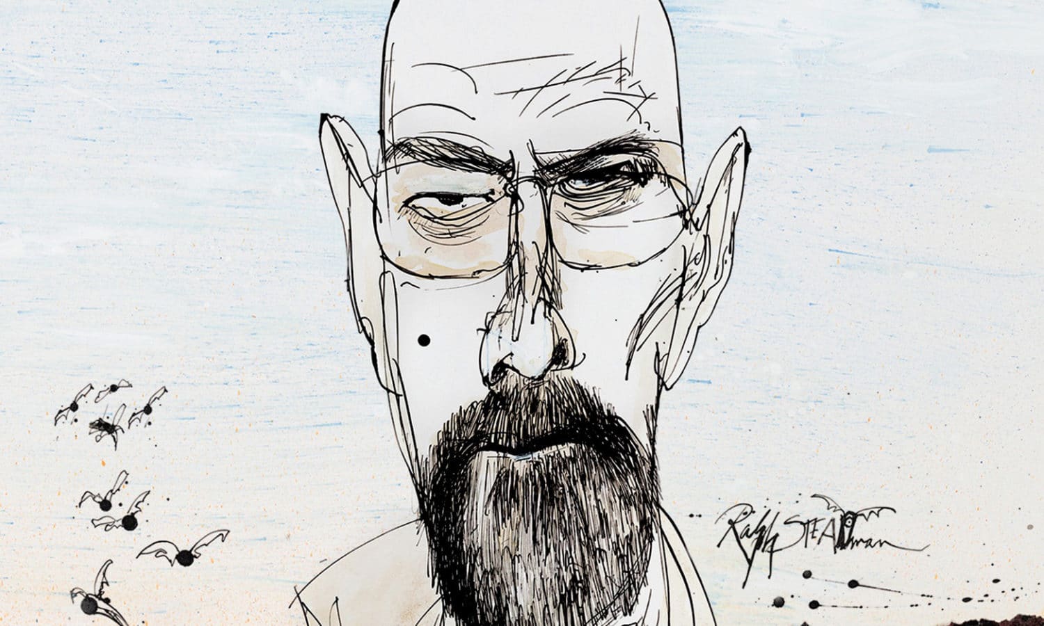 Ralph Steadman Breaking Bad Blu-ray Cover Illustrations