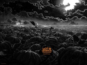 It’s The Great Pumpkin, Charlie Brown Print by Nicolas Delort v 1