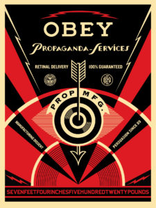 Propaganda Service Eye Print by Obey