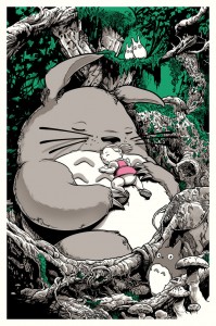 Totoro Movie Print