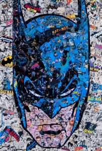 Batman Comic Collage Print
