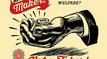 Corporate Welfare Poster by Obey